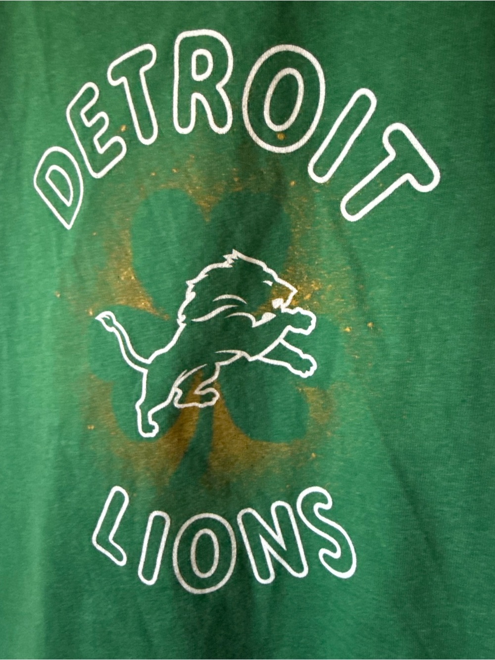 ’47 Women’s Detroit Lions NFL T-Shirt Green Short Sleeve Size S NWT - Picture 3 of 9
